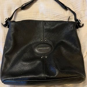 Longchamp leather tote bag